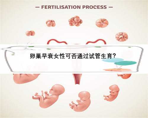卵巢早衰女性可否通过试管生育？